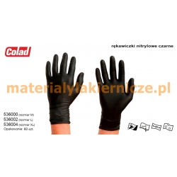 COLAD 536004 NITRILE GLOVES BLACK materialylakiernicze.pl